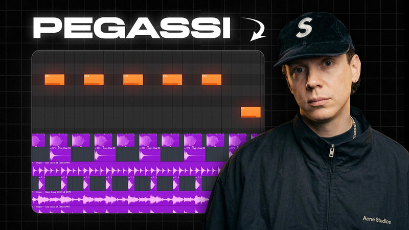 Pegassi style trance track being built in Ableton