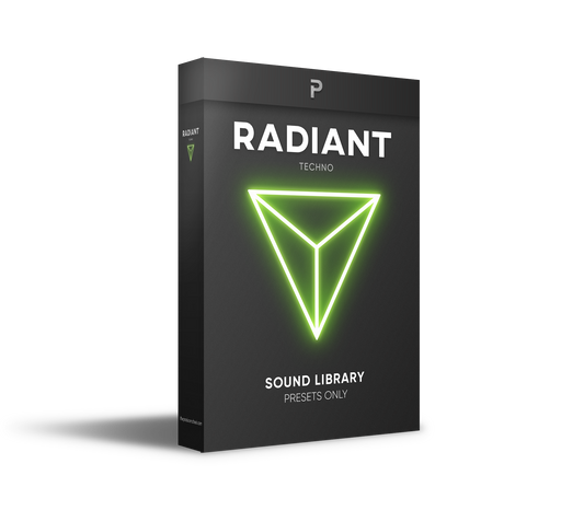 Radiant Industrial Techno and Peak Time Techno producer pack with samples and Serum presets