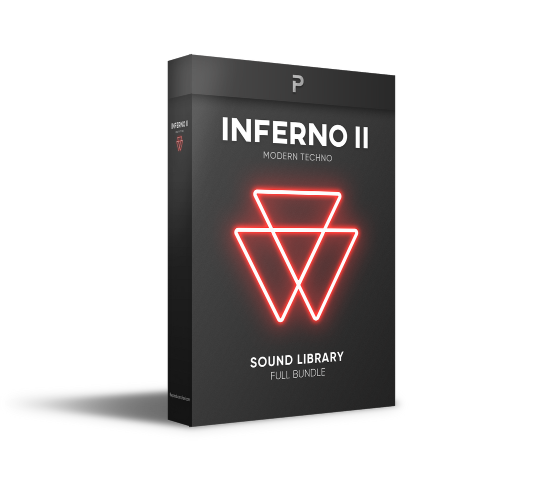 Inferno II Dark Techno and Peak Time Techno producer pack with samples and Serum presets