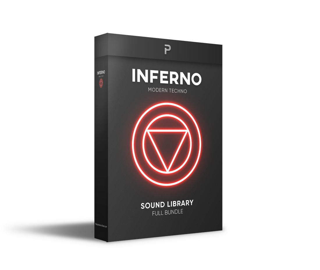 Inferno Dark Techno and Peak Time Techno producer pack with samples and Serum presets