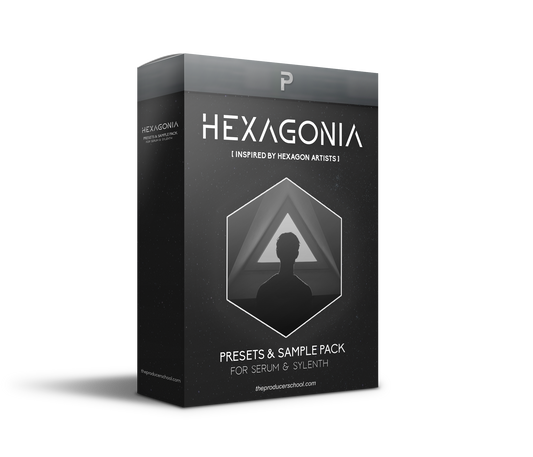 Hexagonia electronic music producer pack with samples and Serum presets